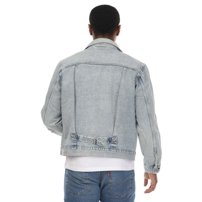 Denim - Back - Levis Mens Sophomore Trucker Jacket