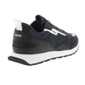 Dark Blue - Pack Shot - Hugo Mens Icelin Suede Running Trainers