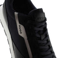 Dark Blue - Close up - Hugo Mens Icelin Suede Running Trainers