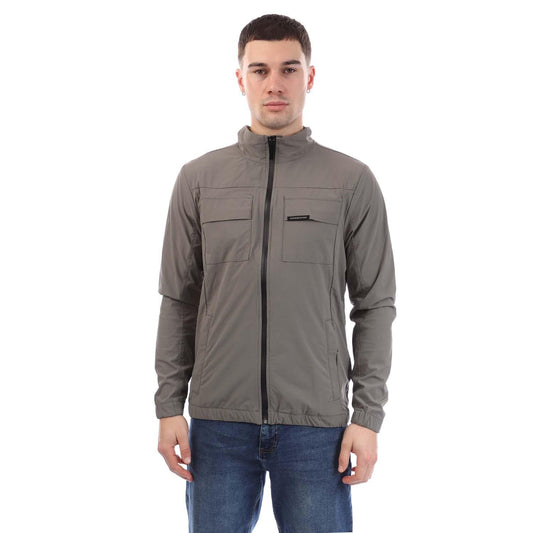 Green - Front - Duck and Cover Mens Chamata Jacket
