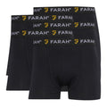 Black - Back - Farah Mens Chorley Boxer Shorts (Pack of 5)