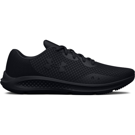 Black - Front - Under Armour Mens Charged Pursuit 3 Trainers