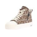 Beige - Pack Shot - DKNY Womens-Ladies Yaser Lace Up Trainers