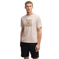 Beige - Lifestyle - Boss Mens Artwork Logo T-Shirt