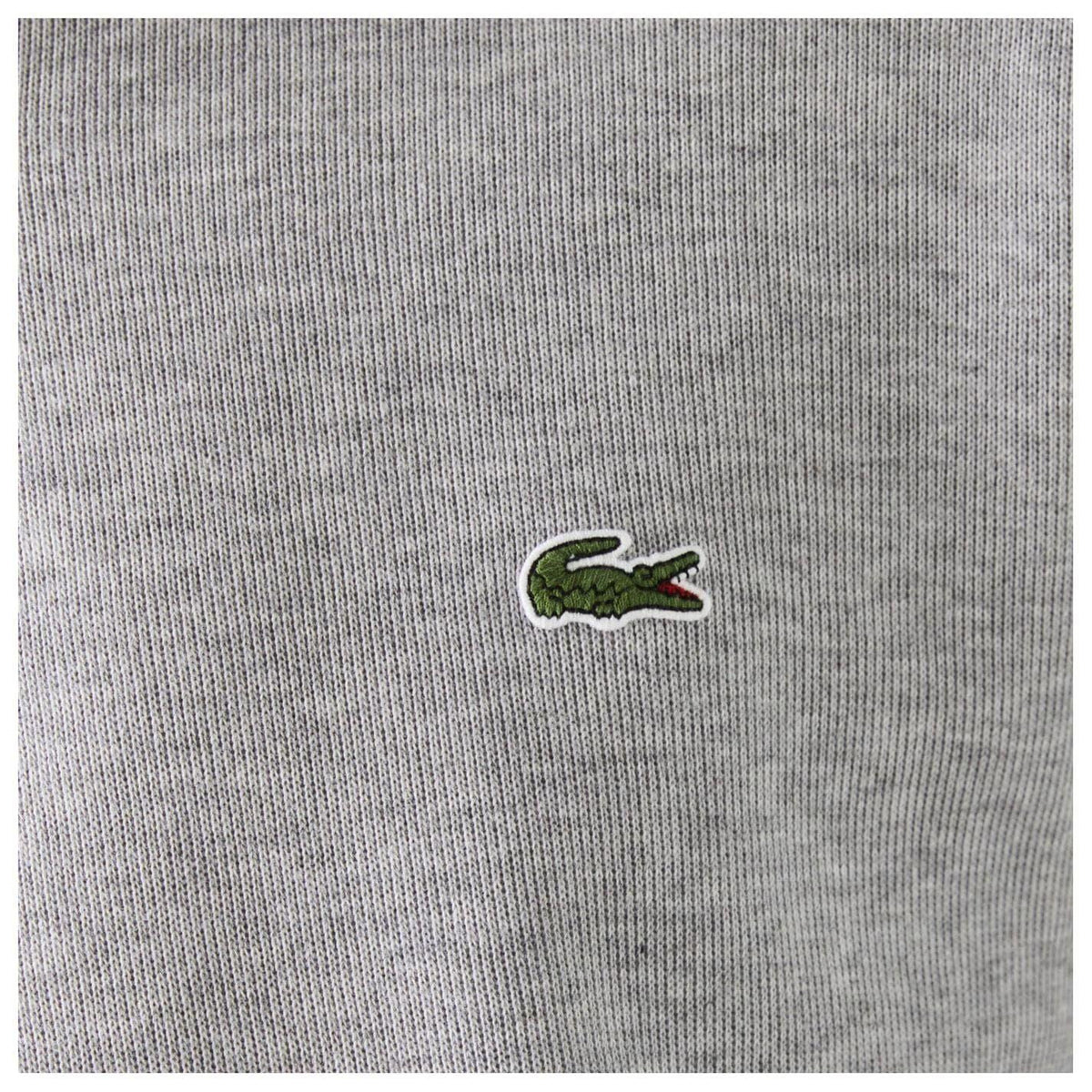 Light Grey - Pack Shot - Lacoste Mens Interlock Quarter Zip Sweatshirt