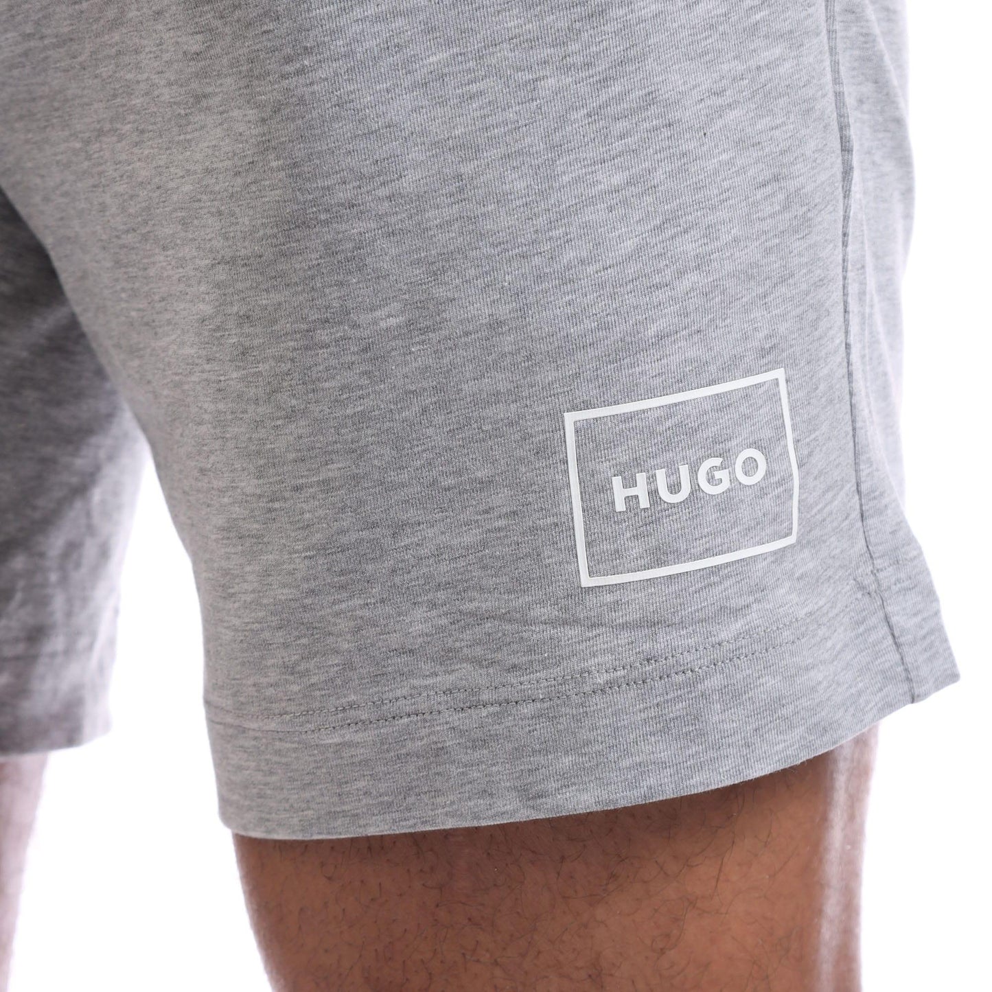 Grey - Lifestyle - Hugo Mens Laze Logo Shorts