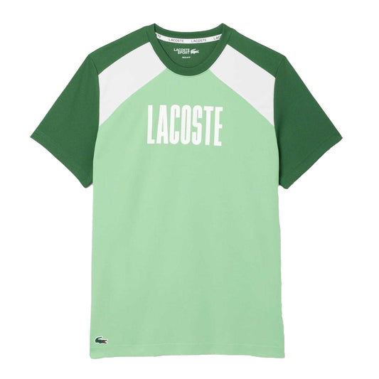 Green - Front - Lacoste Mens Colour Block T-Shirt