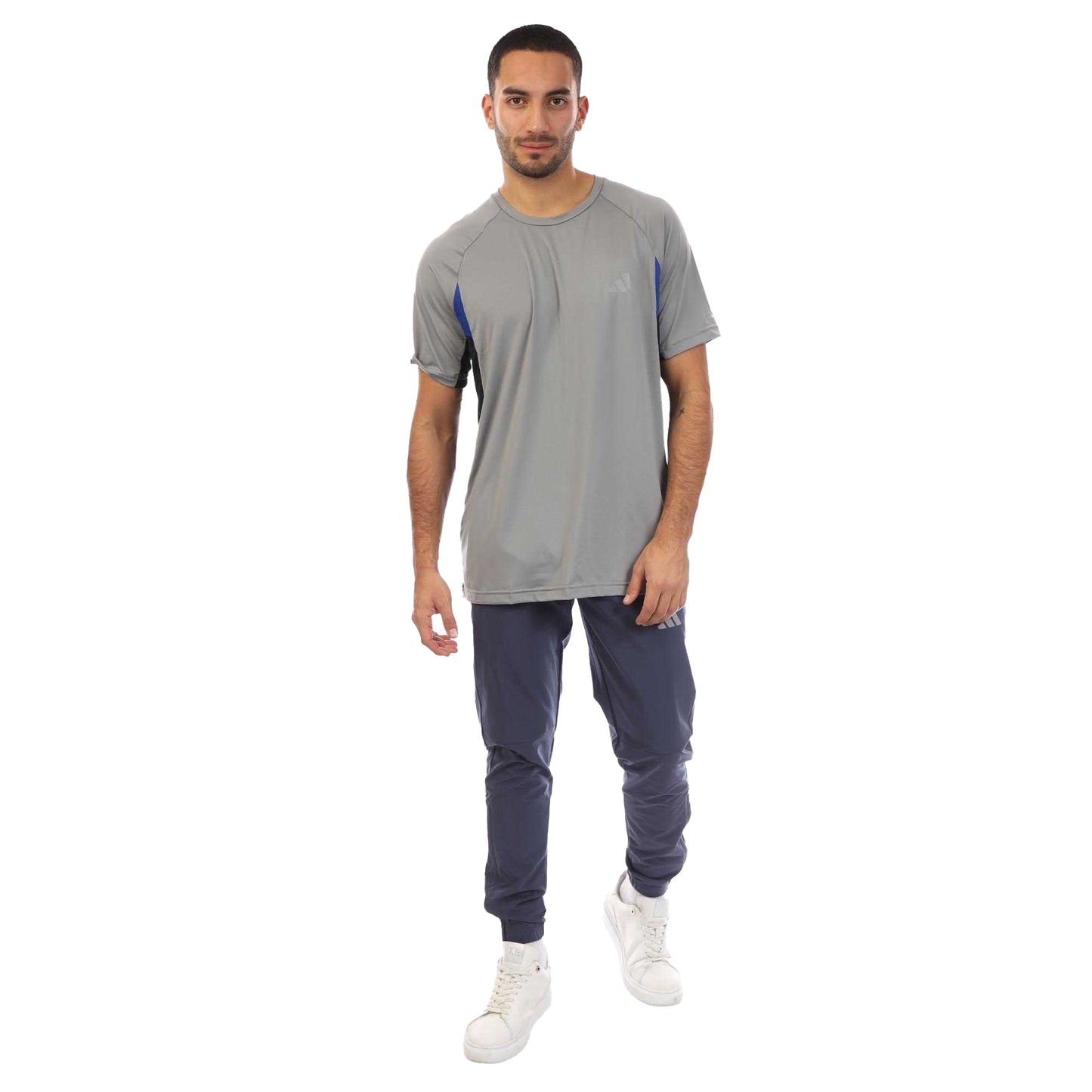 Grey - Side - Adidas Mens Climacool T-Shirt