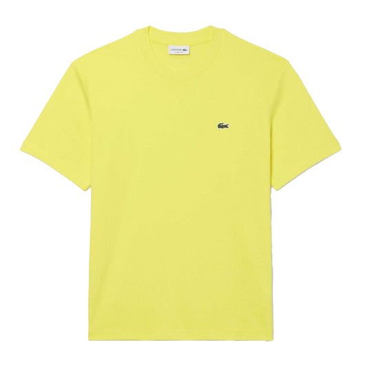 Yellow - Front - Lacoste Mens Cotton T-Shirt