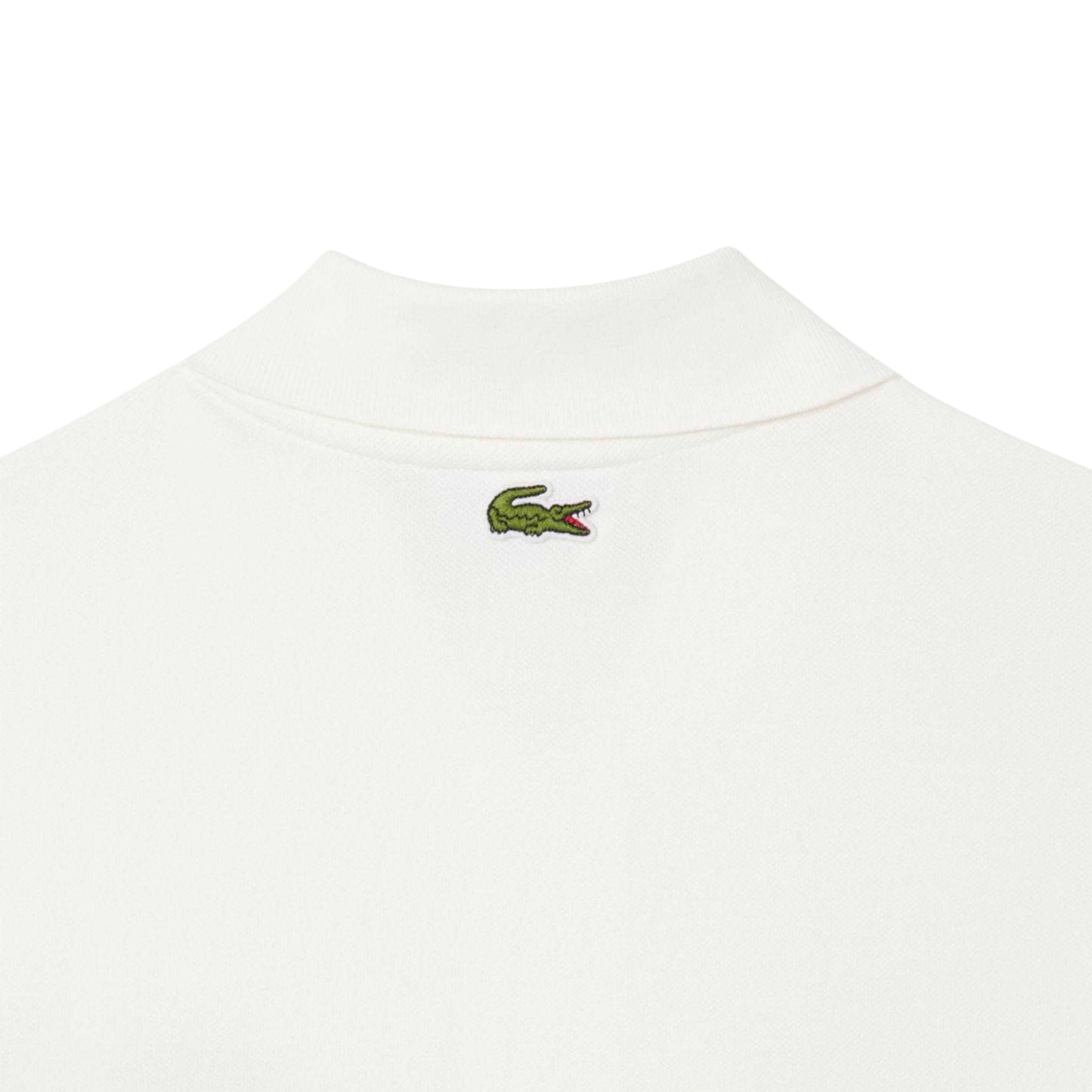 Cream - Side - Lacoste Mens L.12.12 Printed Classic Polo Shirt