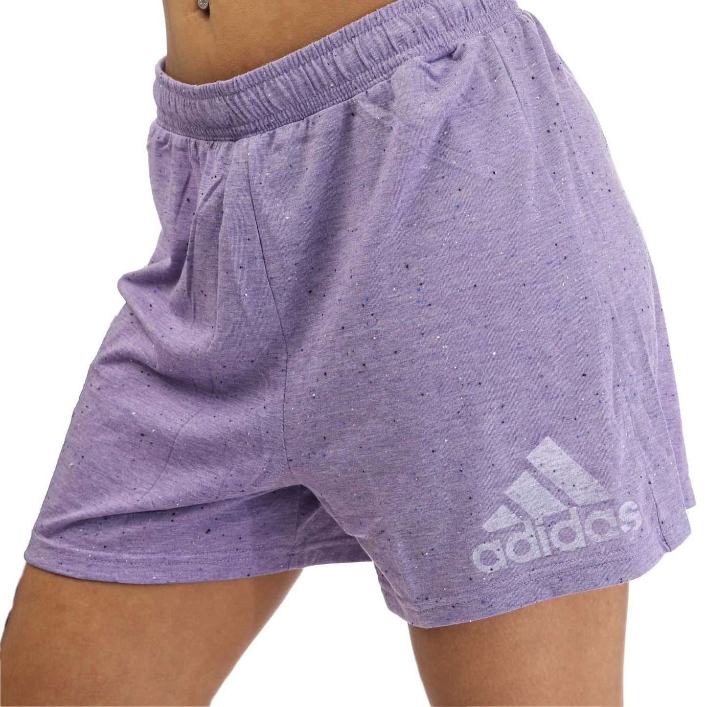 Violet - Side - Adidas Womens-Ladies Future Icons Winners Shorts