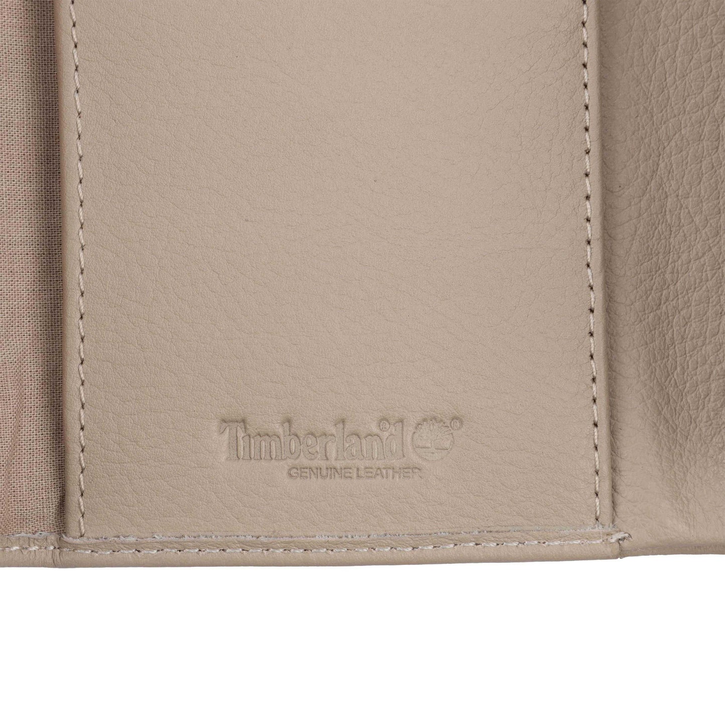 Beige - Close up - Timberland Safari Leather Wallet
