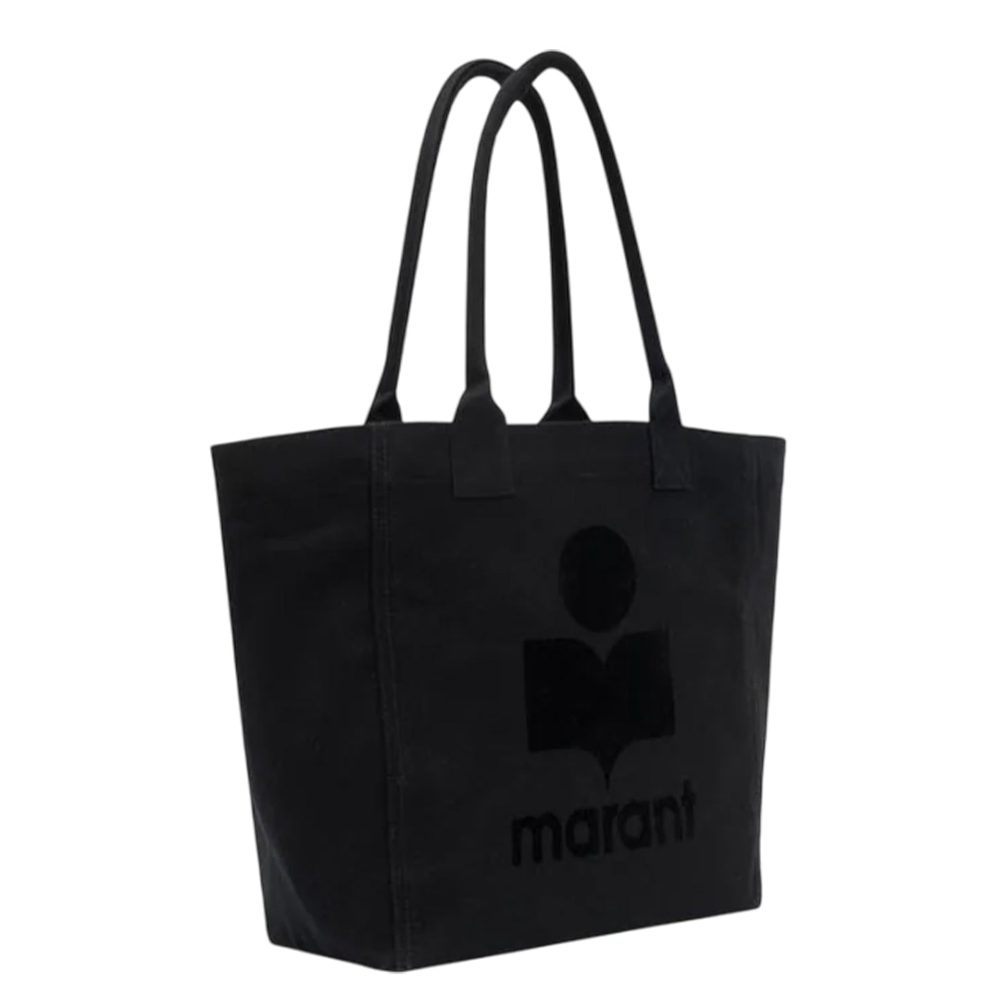 Black - Side - Isabel Marant Yenky Canvas Handbag