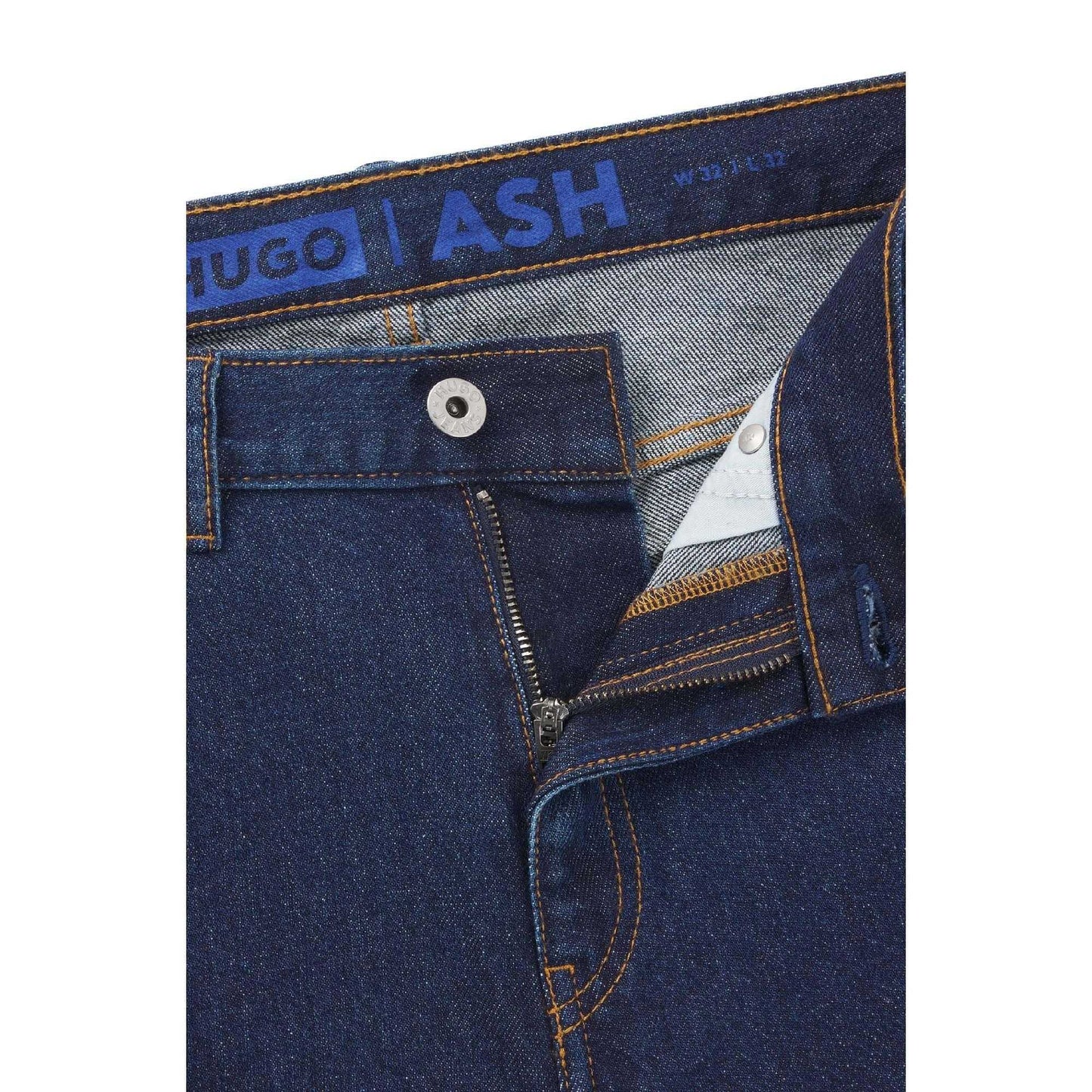 Blue - Pack Shot - Hugo Mens Ash Slim Jeans