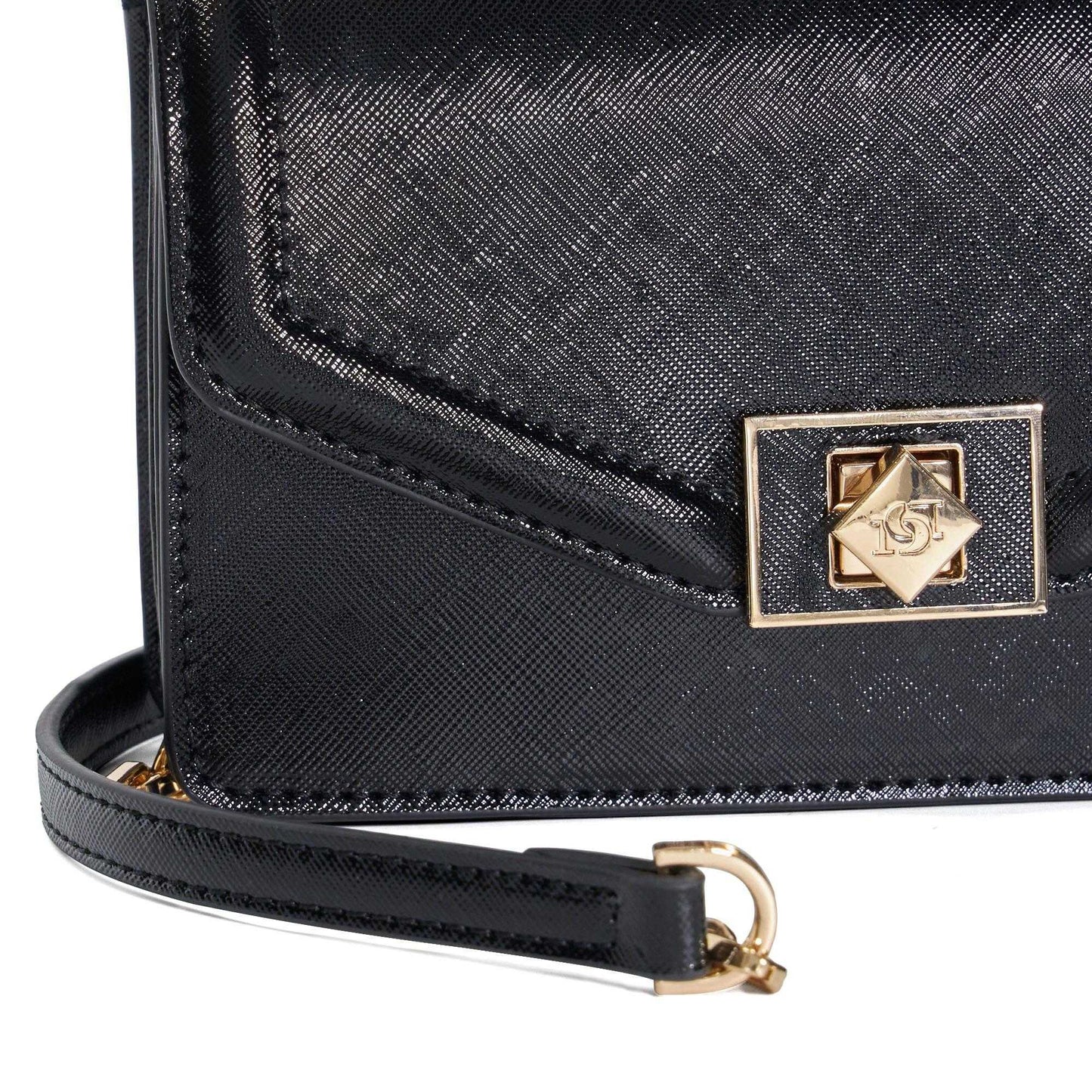 Black - Pack Shot - Dune London Womens-Ladies Dassia Rattan Crossbody Bag