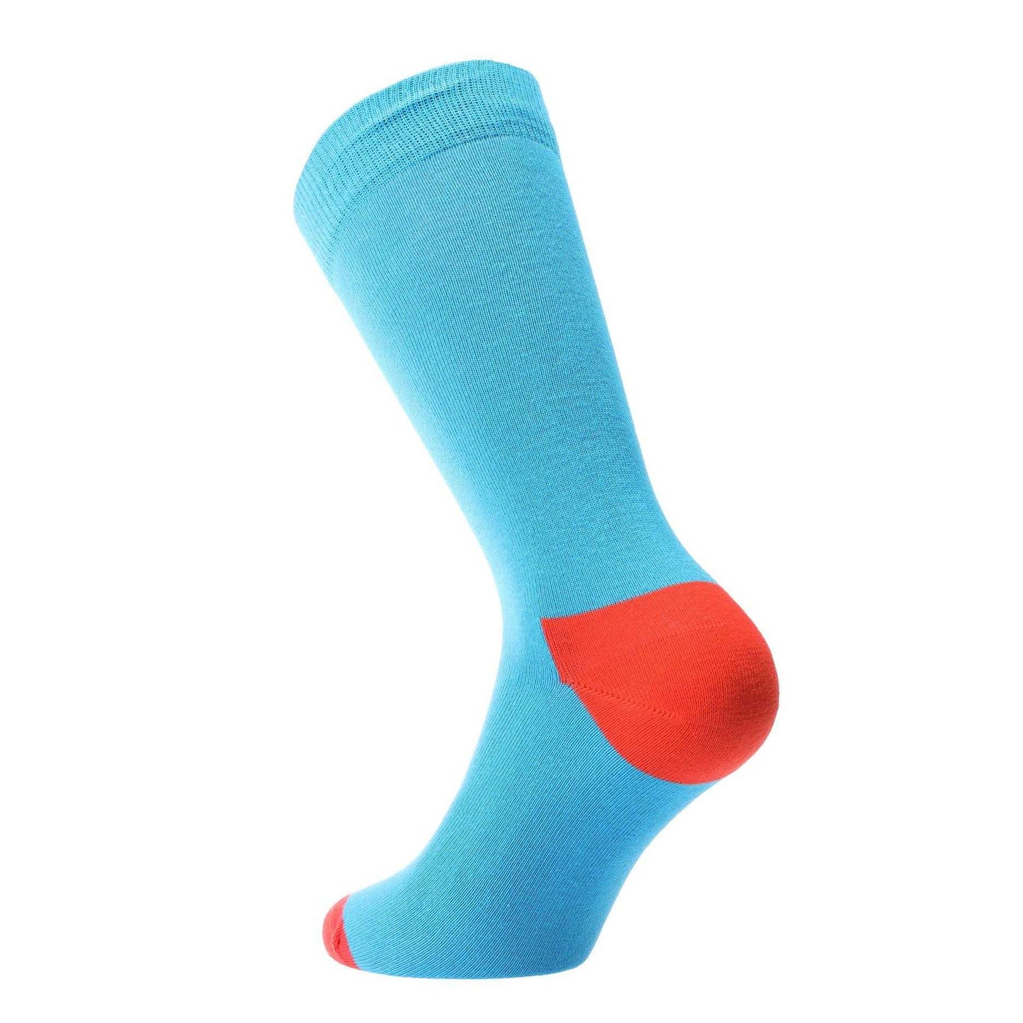 Turquoise - Back - Happy Socks Unisex Adult Hot Dog Embroidered Socks