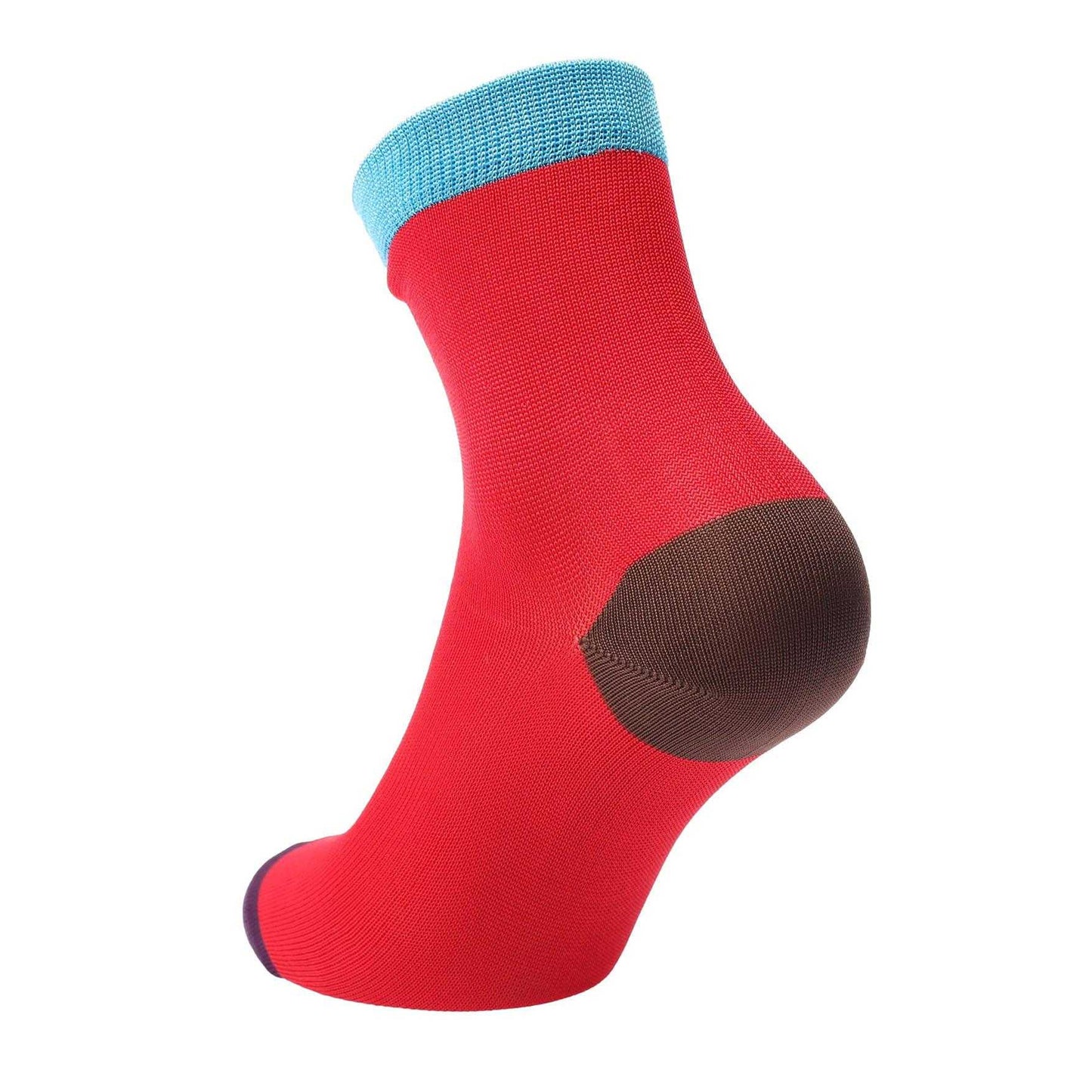 Red - Back - Happy Socks Unisex Adult Grace Ankle Socks