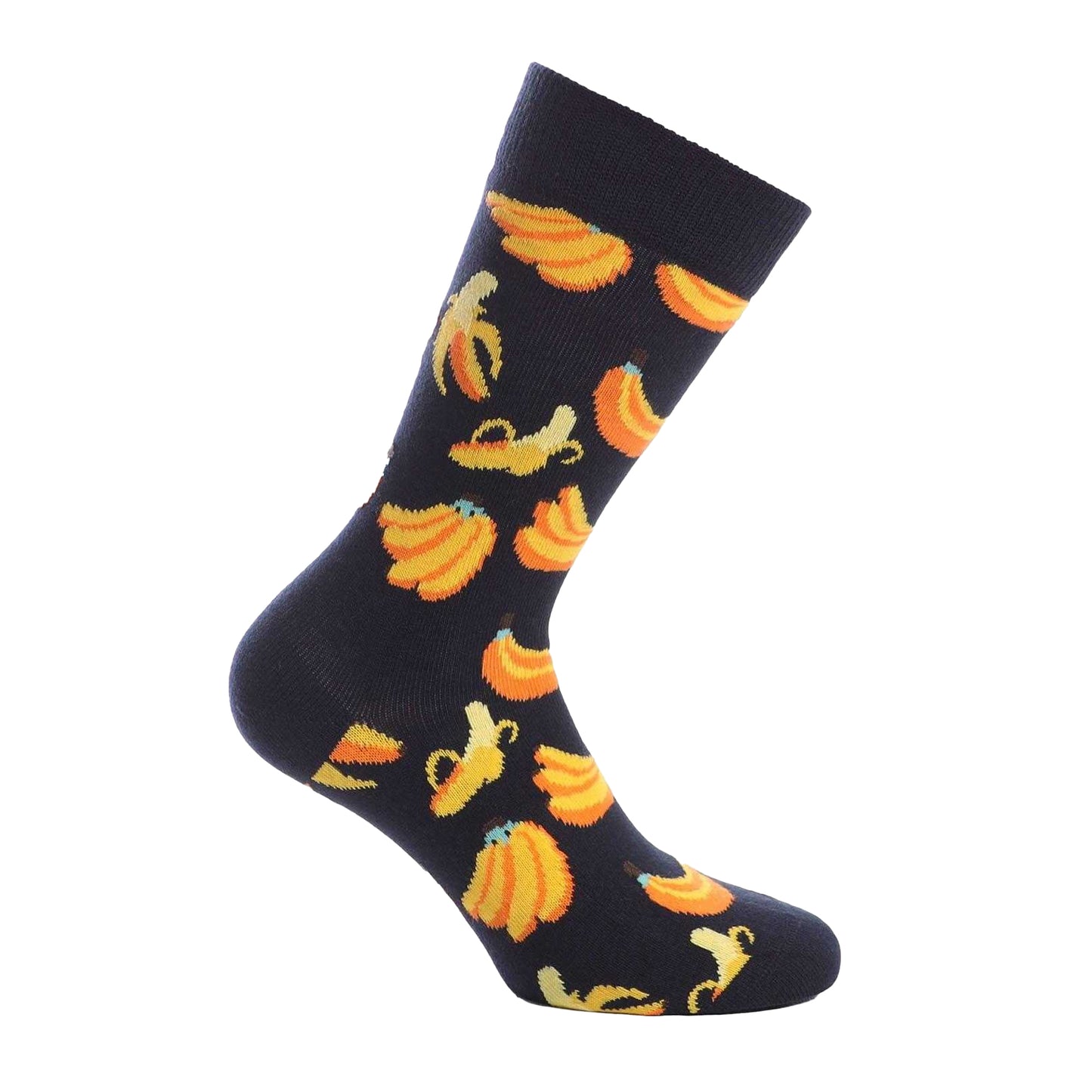Black-Yellow - Back - Happy Socks Mens Banana Socks