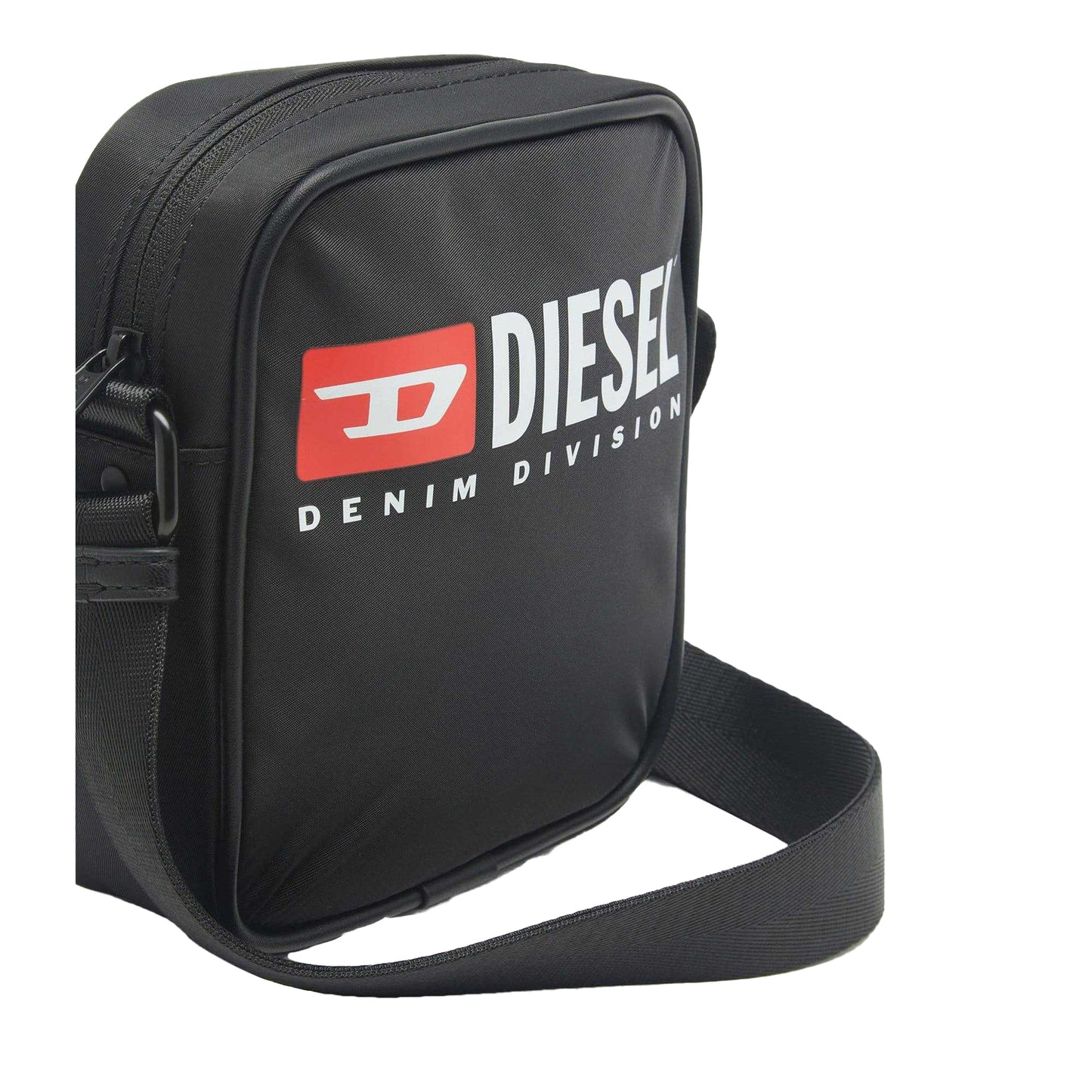 Black - Lifestyle - Diesel Rinkee Logo Crossbody Bag