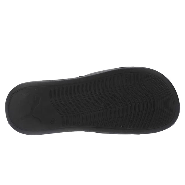 Black - Side - Puma Unisex Adult Popcat Logo Sliders