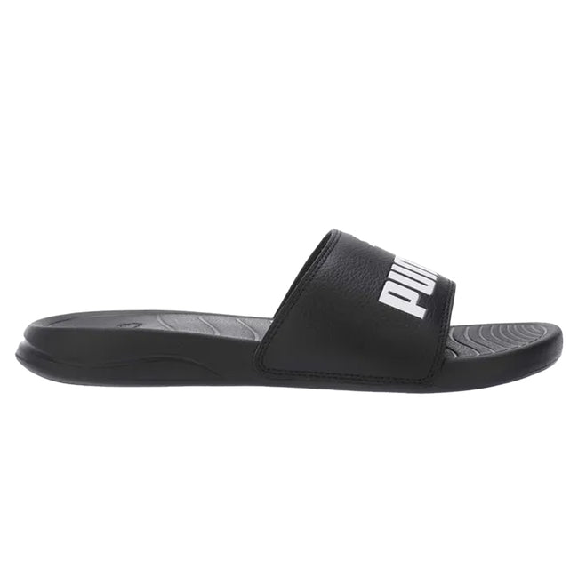 Black - Back - Puma Unisex Adult Popcat Logo Sliders