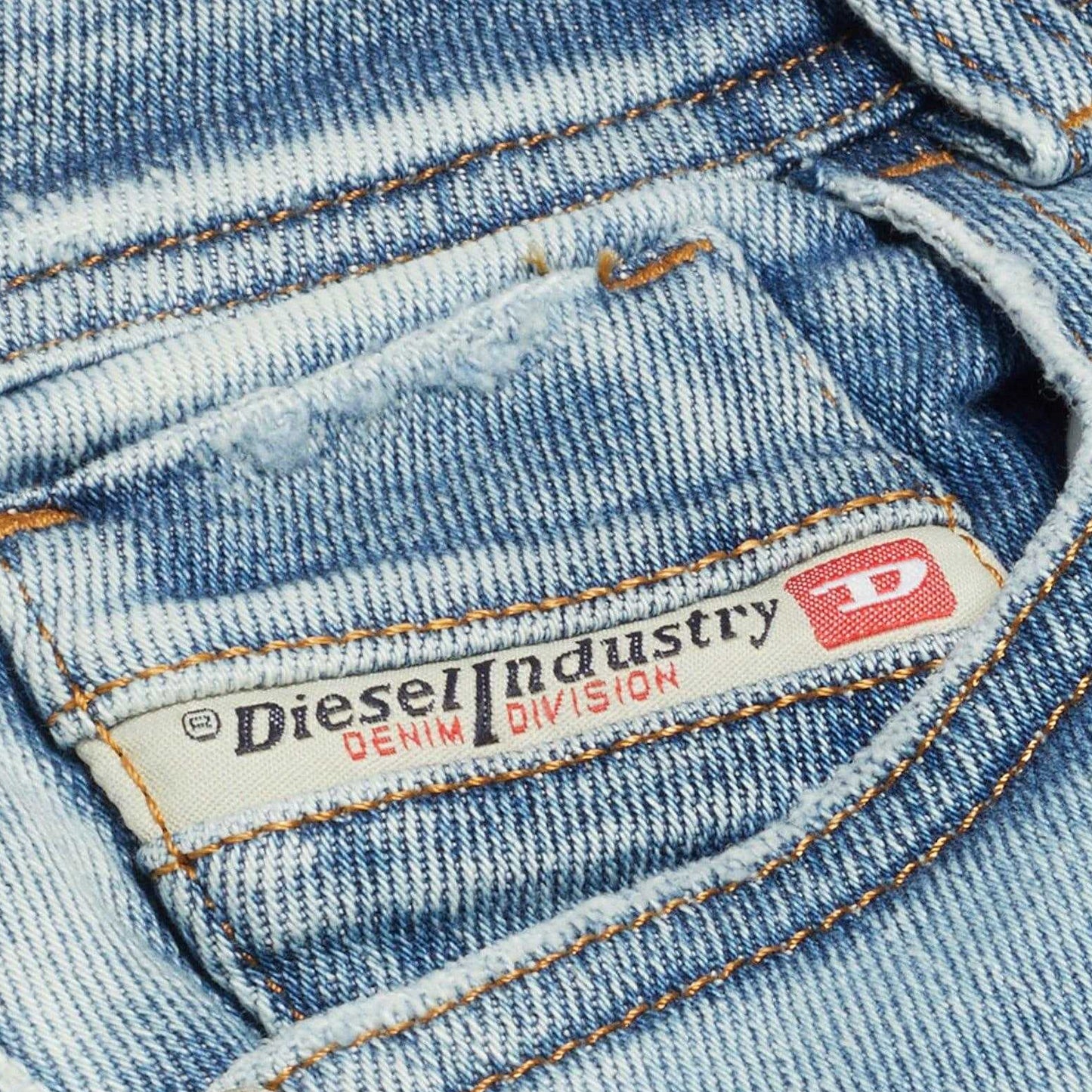 Blue - Side - Diesel Womens-Ladies 2017 Slandy Jeans