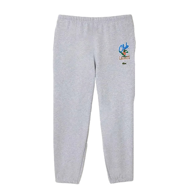 Grey - Front - Lacoste Unisex Adult Iconic Jogging Bottoms