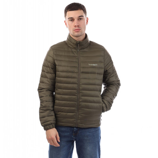 Green - Front - Timberland Mens Axis Peak Durable Water Repellent Jacket