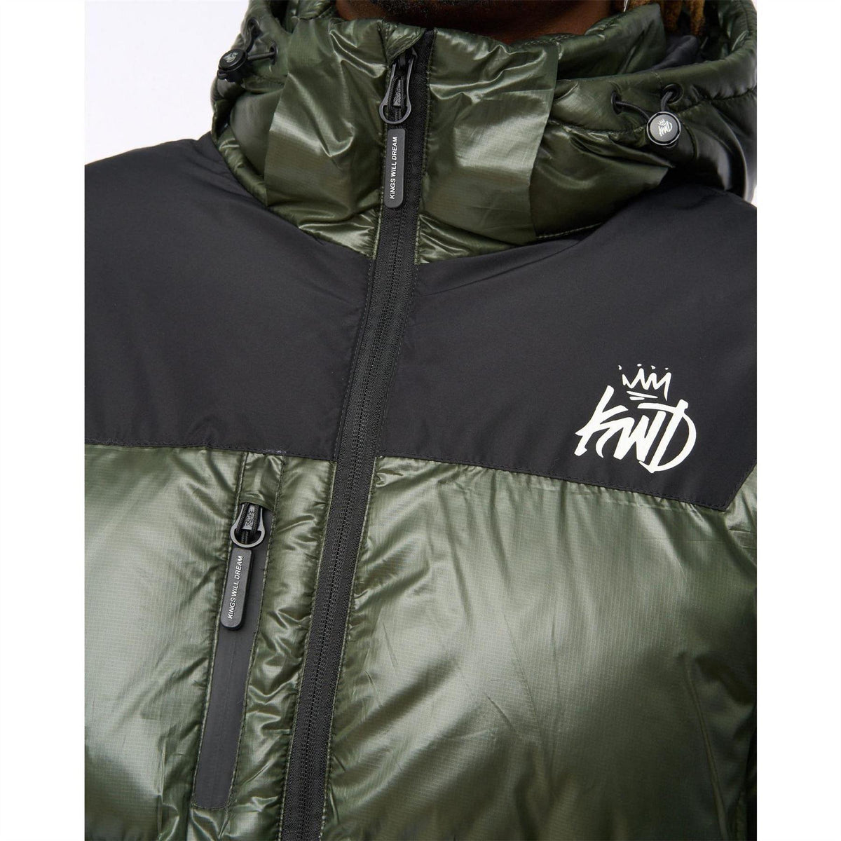 Green - Pack Shot - Kings Will Dream Mens Ascend Puffer Jacket
