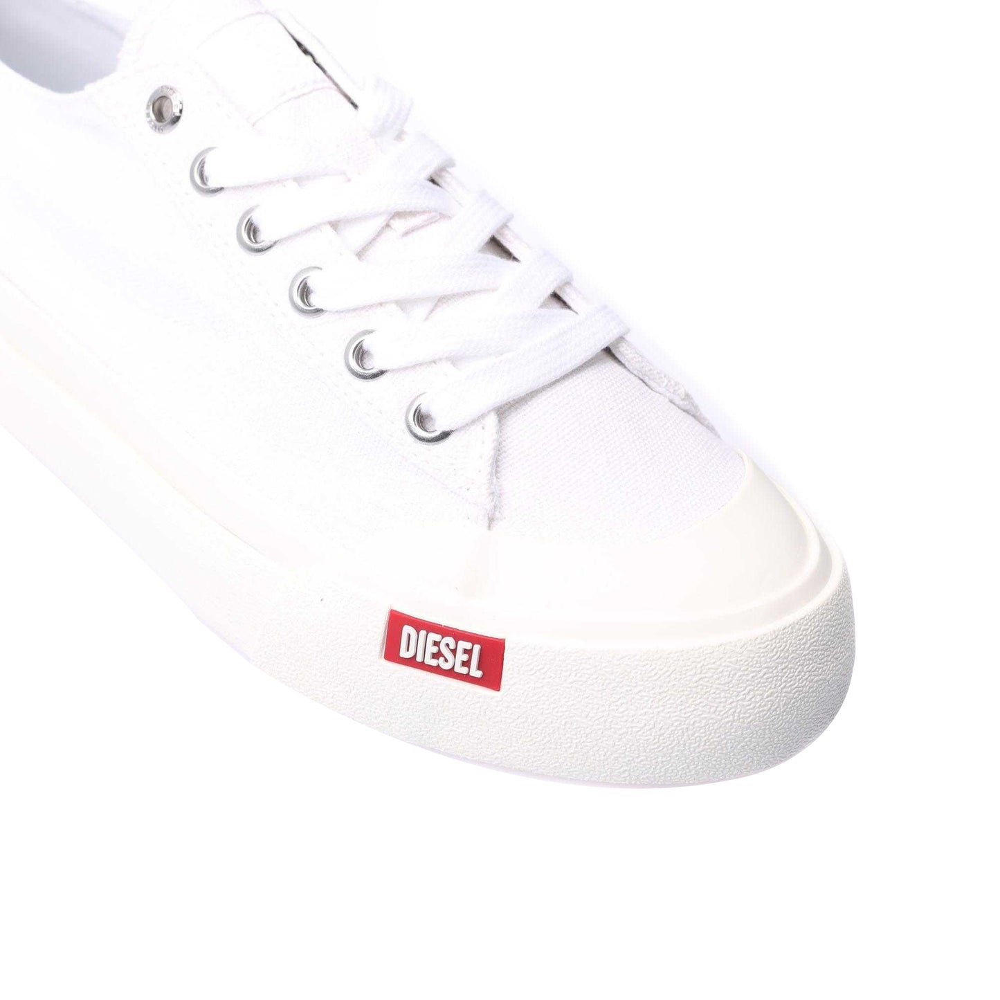 White - Close up - Diesel Womens-Ladies S-Athos Low Trainers