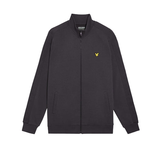 Grey - Front - Lyle & Scott Mens Taped Jacket