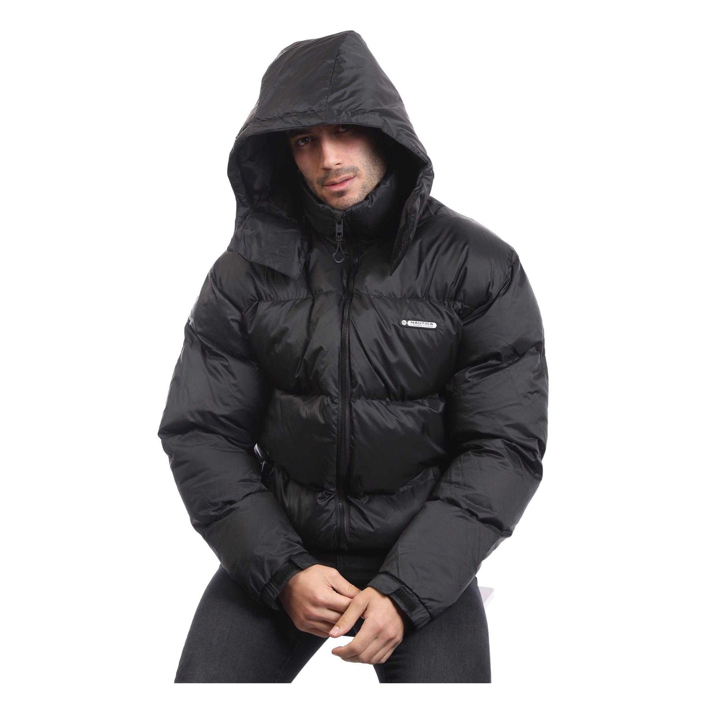 Black - Lifestyle - Nautica Mens Roy Puffer Jacket