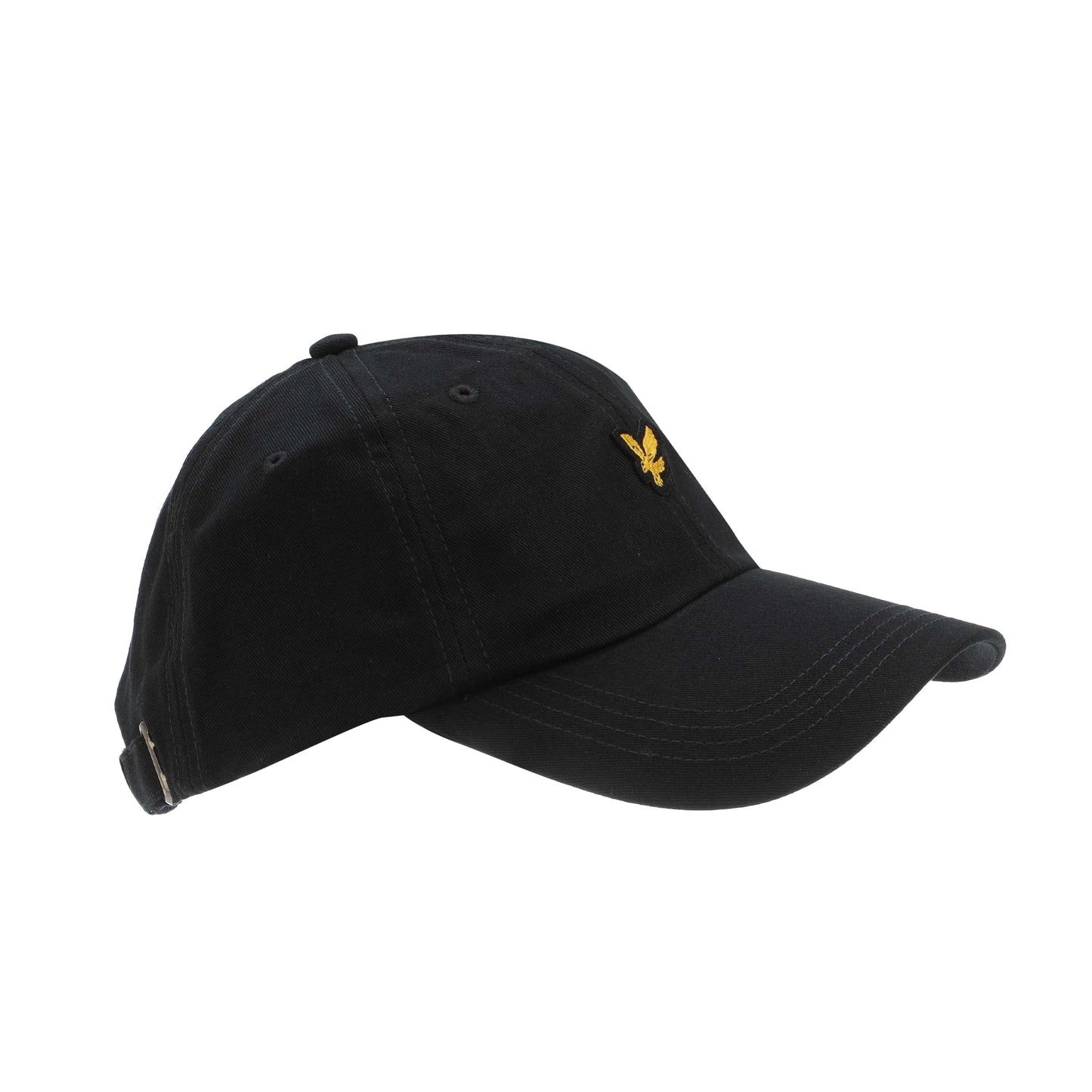 Black - Back - Lyle & Scott Embroidered Logo Baseball Cap