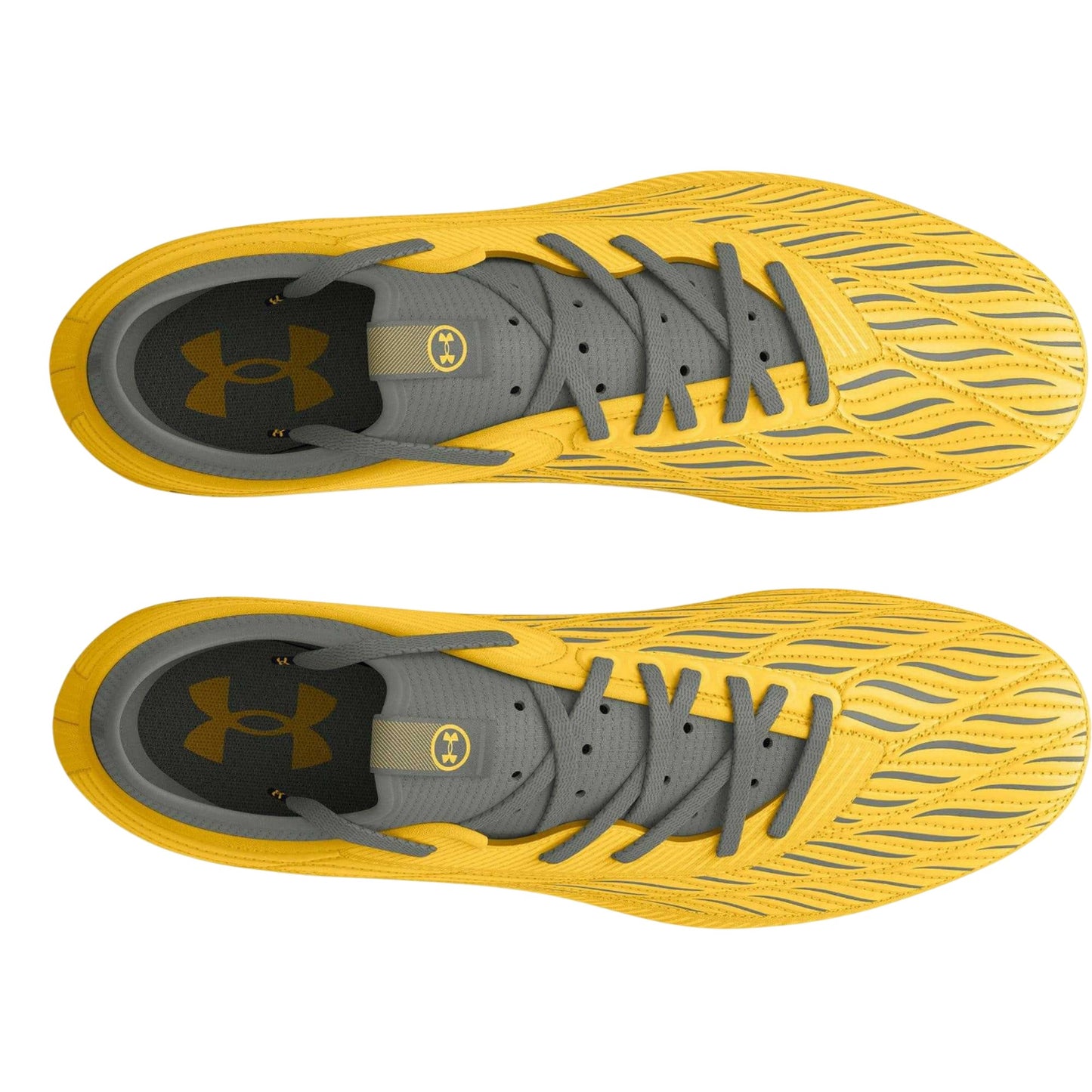 Yellow-Grey - Pack Shot - Under Armour Mens Magnetio Select Firm Ground Football Boots