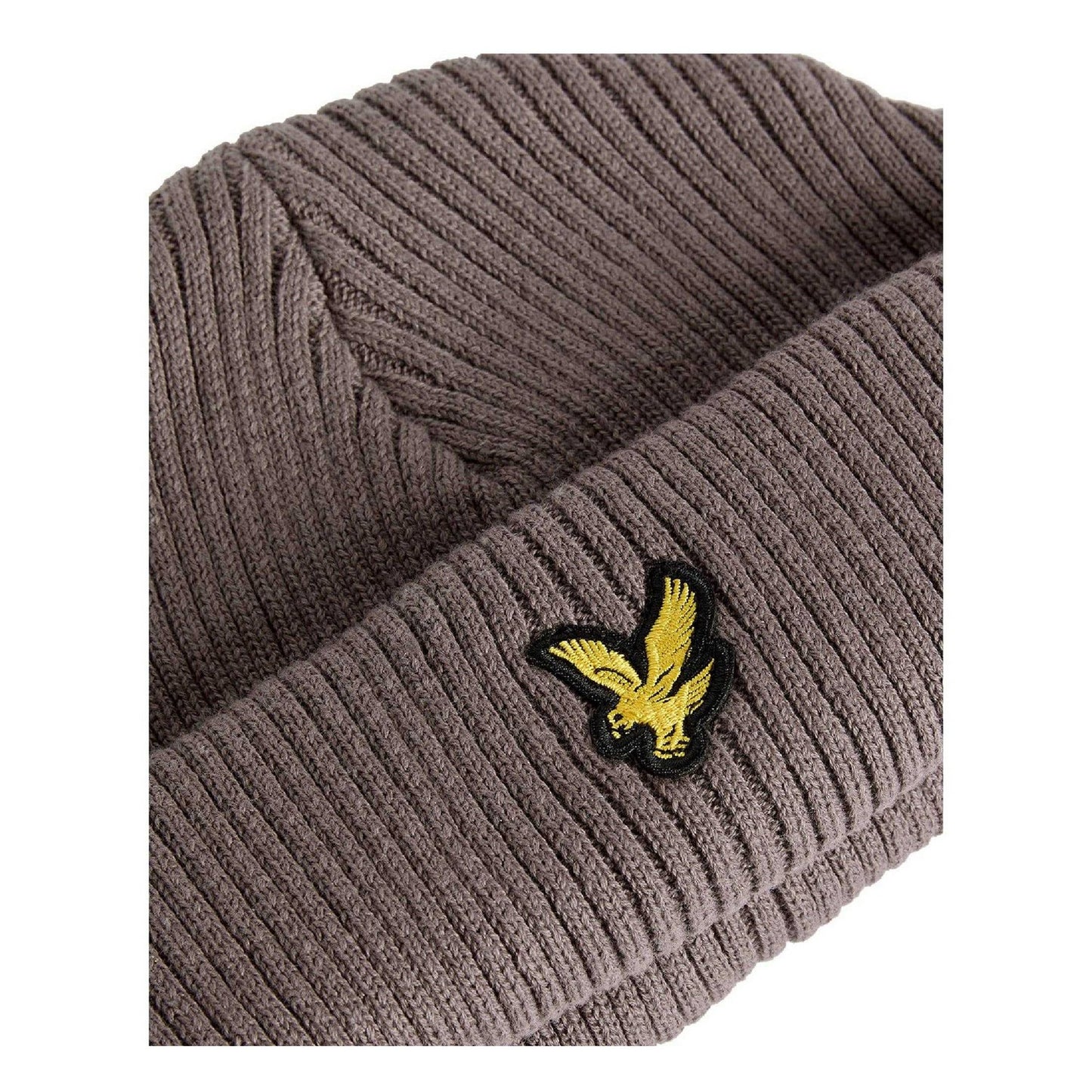 Brown - Back - Lyle & Scott Unisex Adult Brim Beanie
