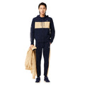 Navy - Lifestyle - Lacoste Mens Colour Block Full Zip Hoodie
