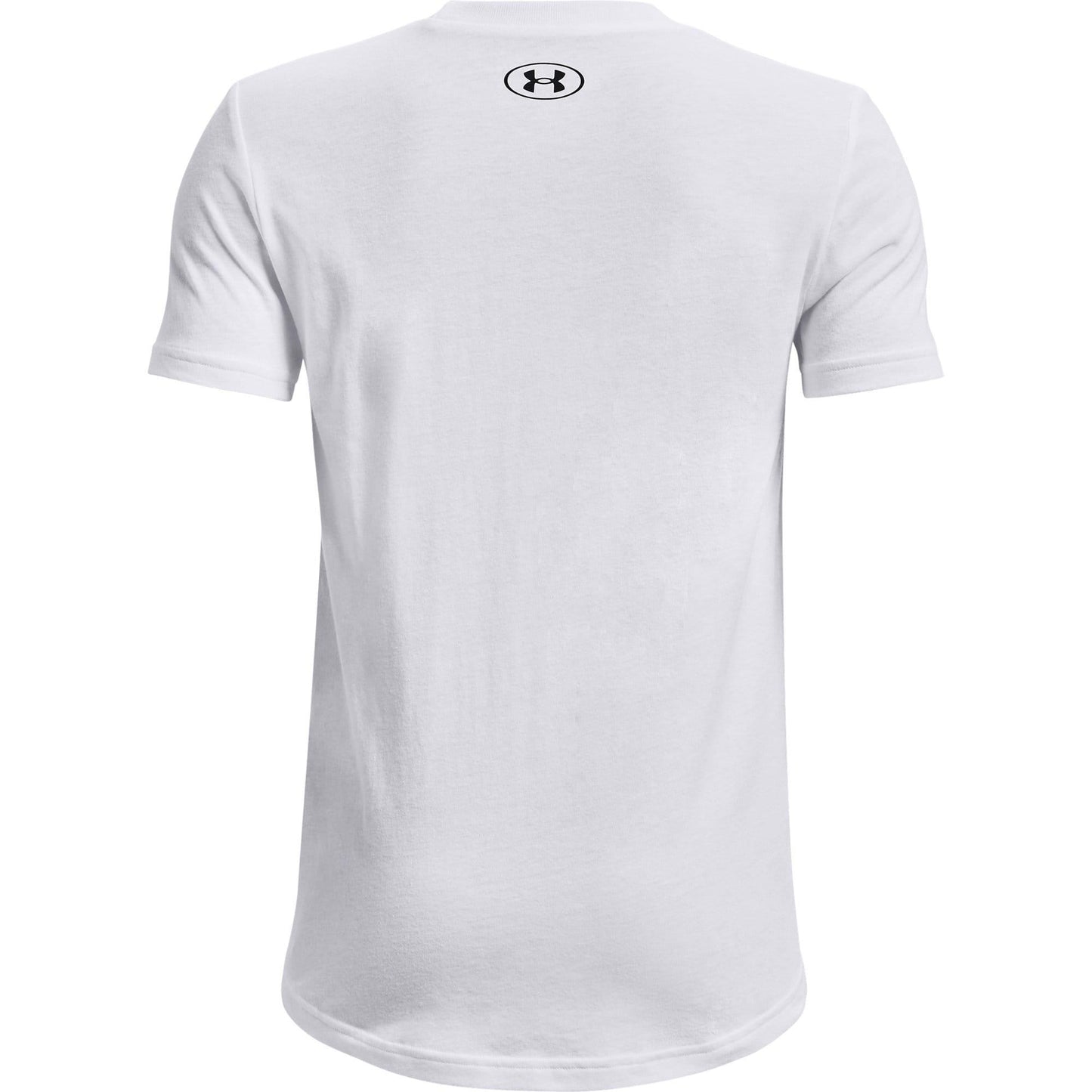 White - Back - Under Armour Childrens-Kids Sportstyle Logo Short-Sleeved T-Shirt