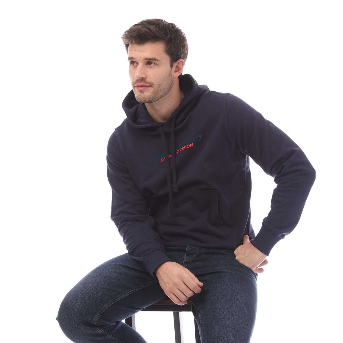 Navy - Lifestyle - Diesel Unisex Adult S-Girk Cuty Hoodie