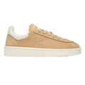 Brown - Side - Lacoste Womens-Ladies Baseshot Premium Suede Trainers