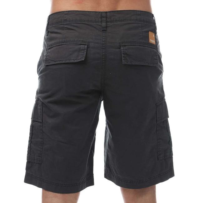 Grey - Back - Jack And Jones Mens Zeus Cargo Shorts