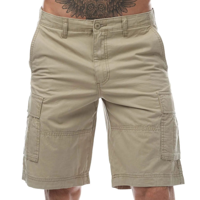Olive - Front - Jack And Jones Mens Zeus Cargo Shorts
