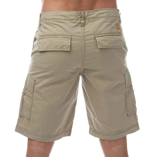 Olive - Back - Jack And Jones Mens Zeus Cargo Shorts