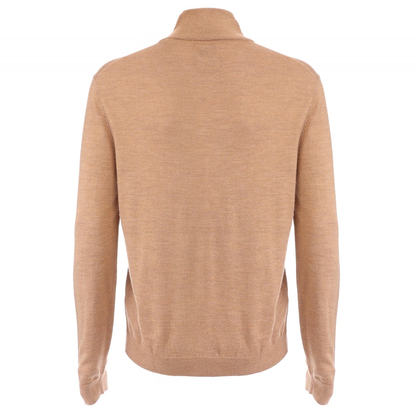 Sand - Back - Gant Mens Extrafine Merino Wool Full Zip Cardigan