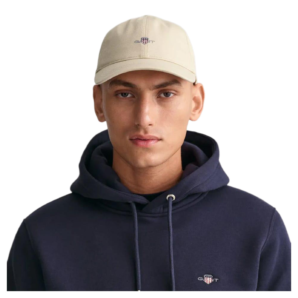 Beige - Side - Gant Mens Cap