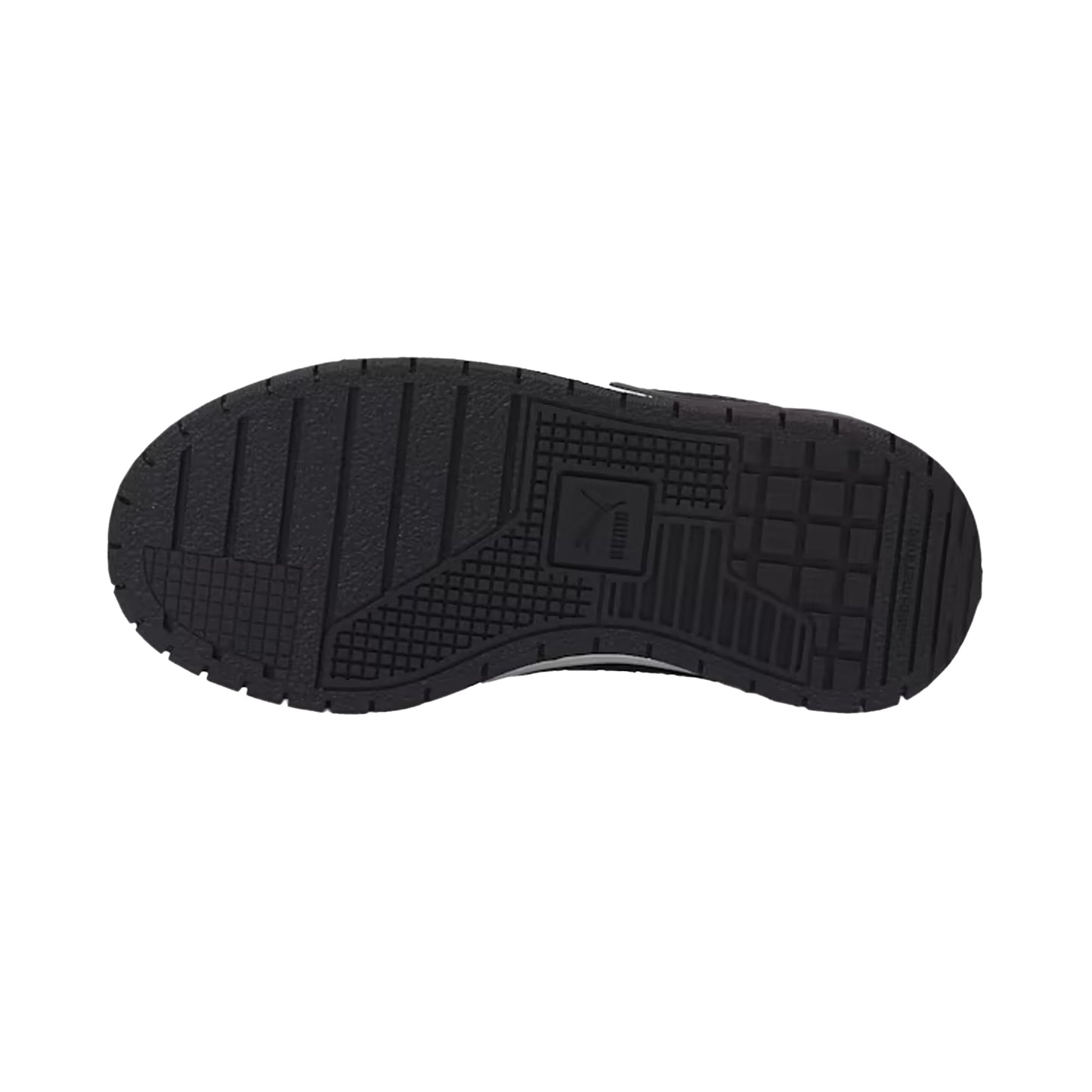 White-Black - Pack Shot - Puma Childrens-Kids Cali Dream Leather Trainers