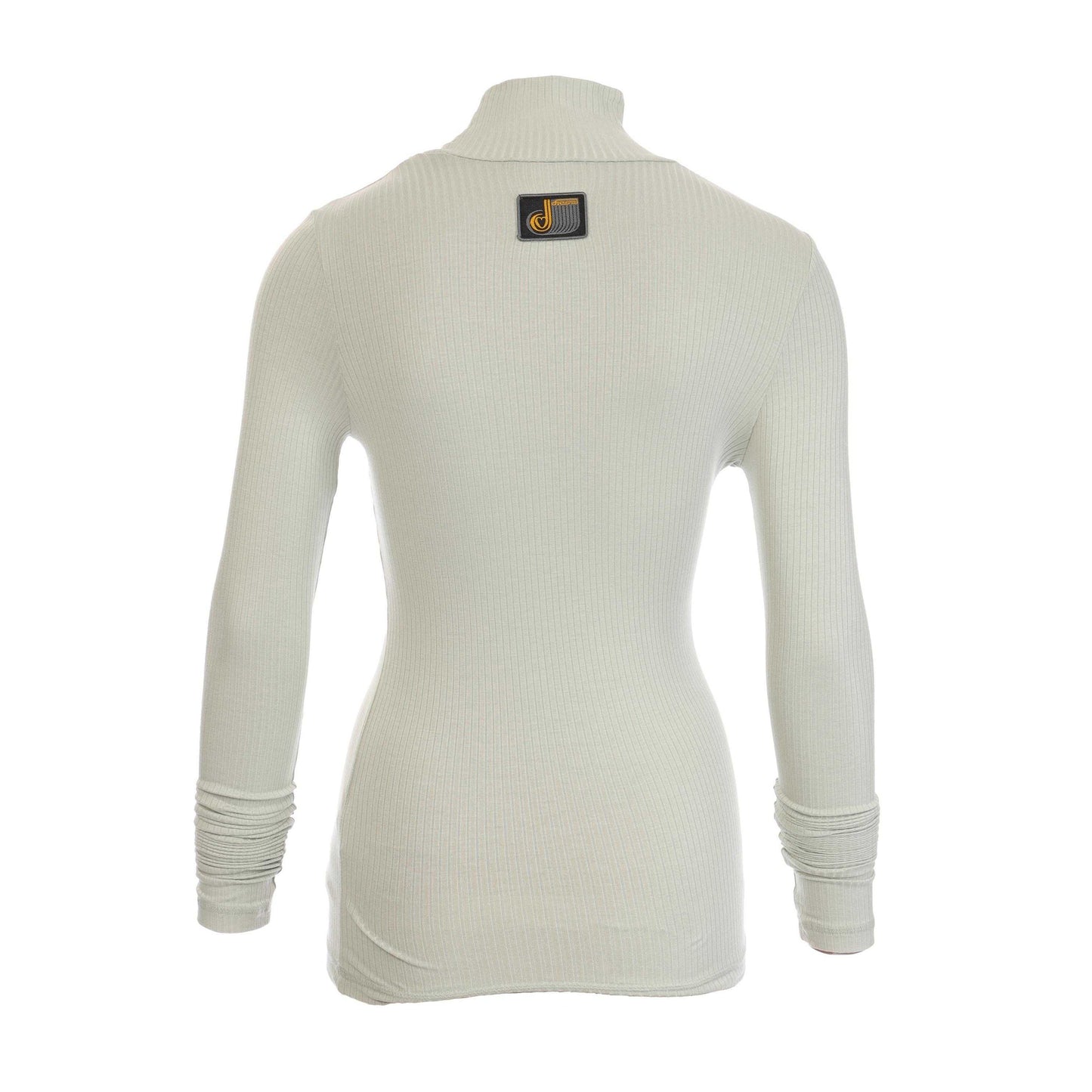 Grey - Back - Diesel Womens-Ladies Long-Sleeved Top