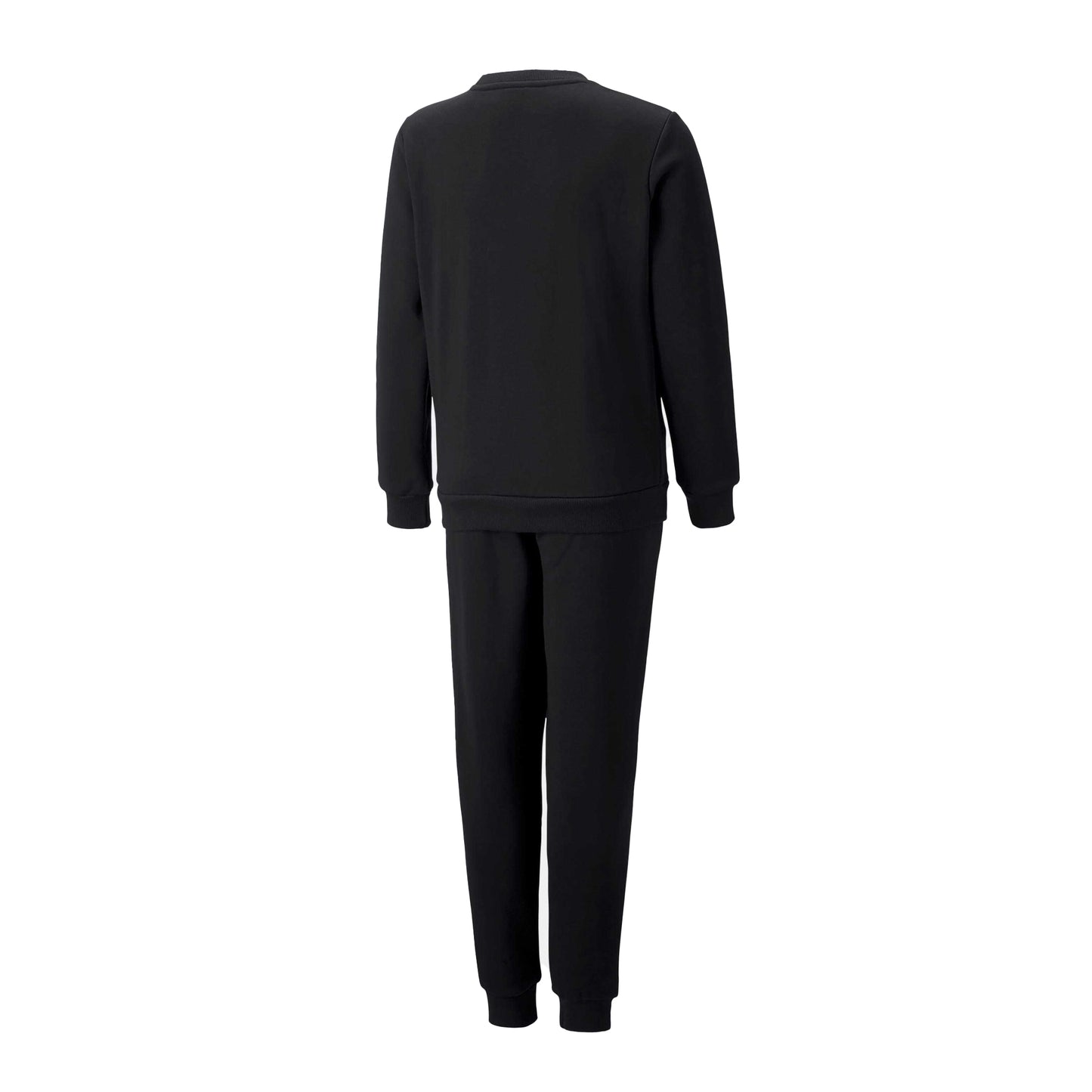 Black - Back - Puma Childrens-Kids Number Logo Tracksuit