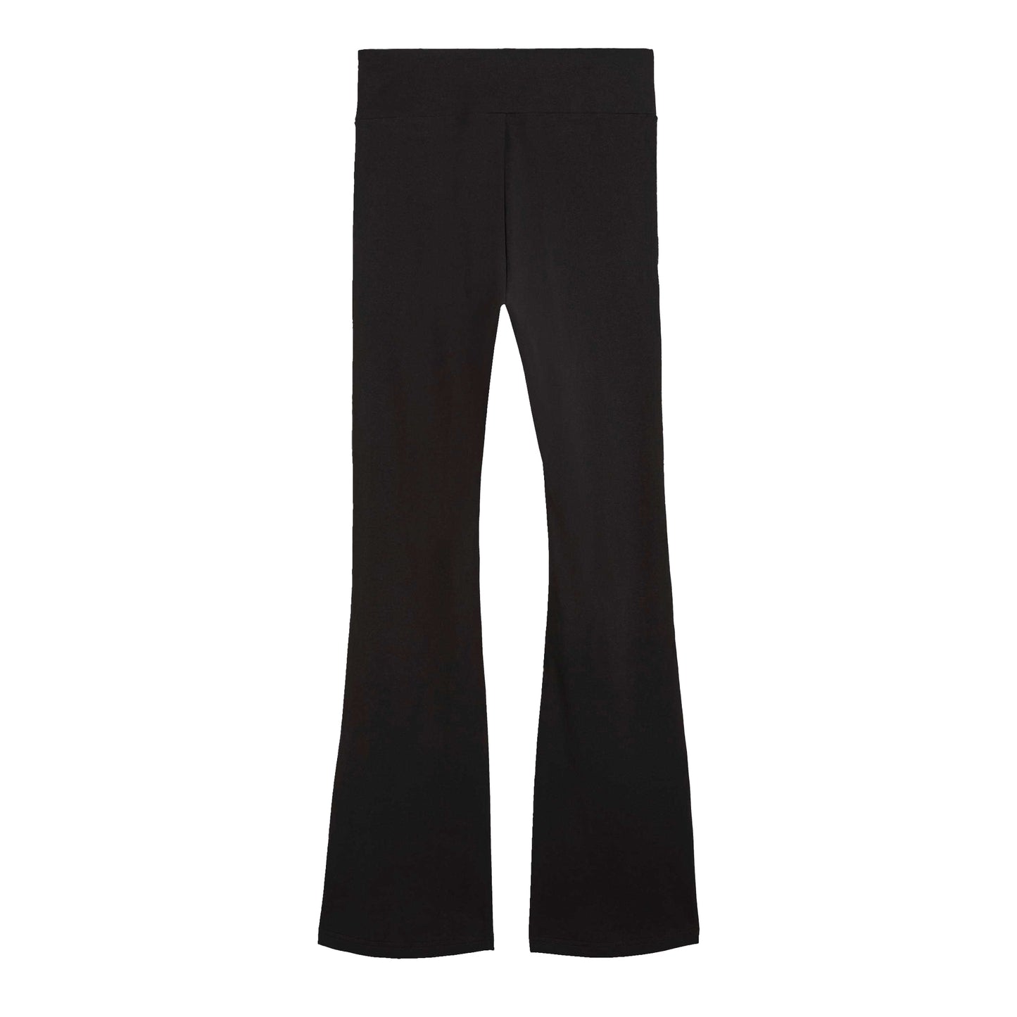 Black - Back - Puma Womens-Ladies Flared High Rise Leggings