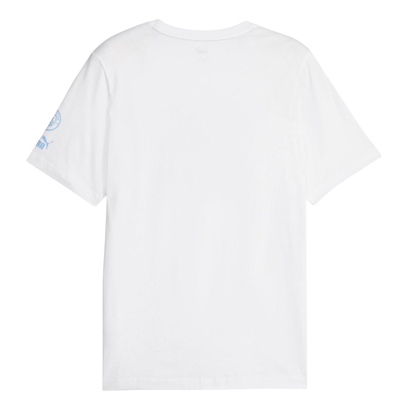 White - Back - Puma Unisex Adult Ftbl core Manchester City FC T-Shirt