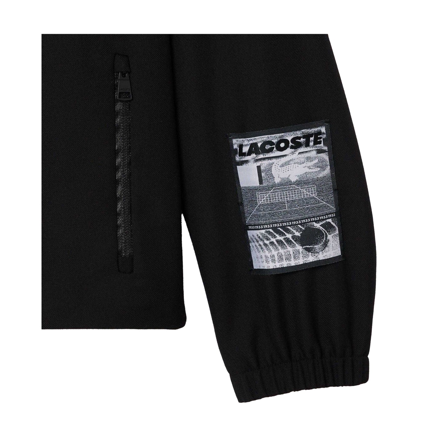 Black - Lifestyle - Lacoste Mens Contrast Lining Track Jacket